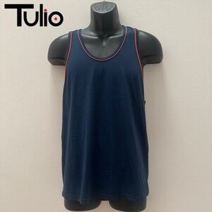 Tulio Mesh Tank Top Small Gently worn 100% polyamide pinpoint mesh